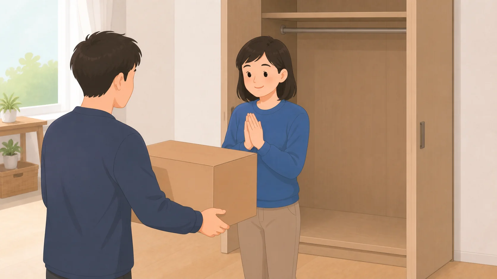 賃貸の収納不足を解決する預け先｜月額と取り出し費用で保管前に確認するポイントのイラスト