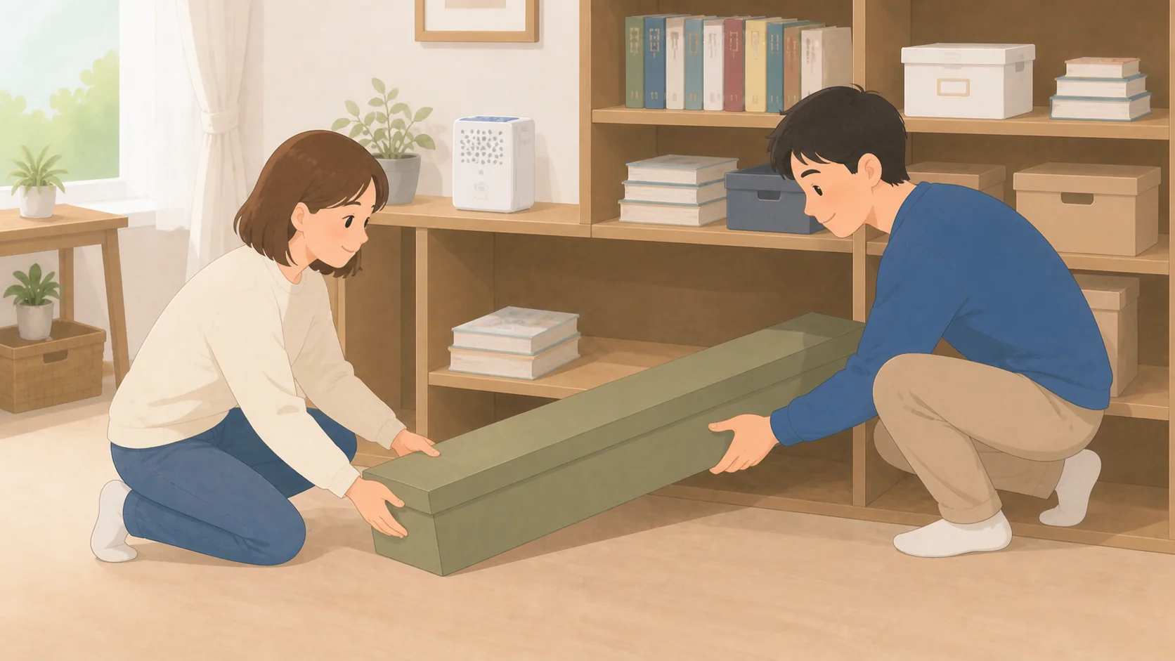 クリスマスツリーの保管はどこに預ける？高さ別の料金で保管前に確認するポイントのイラスト