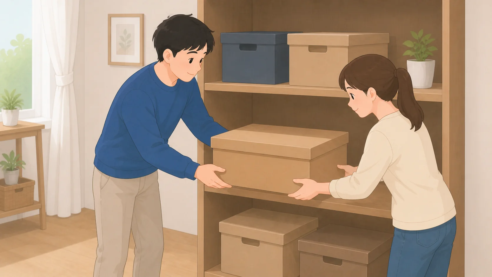 雛人形・五月人形の保管｜湿度管理と預け先の料金比較で保管前に確認するポイントのイラスト