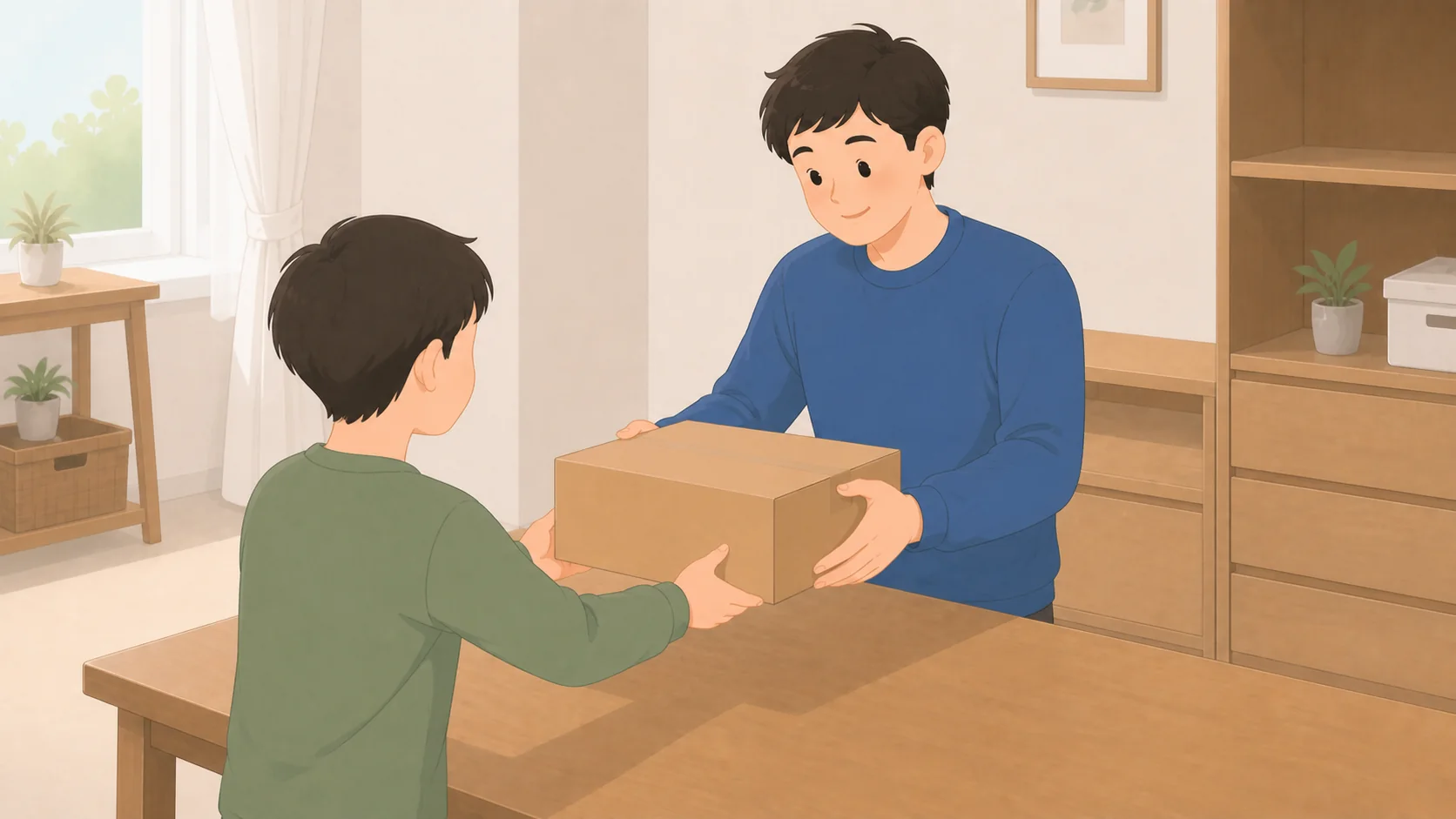 実家の片付けで出た荷物の預け先｜費用と期間の考え方で保管前に確認するポイントのイラスト