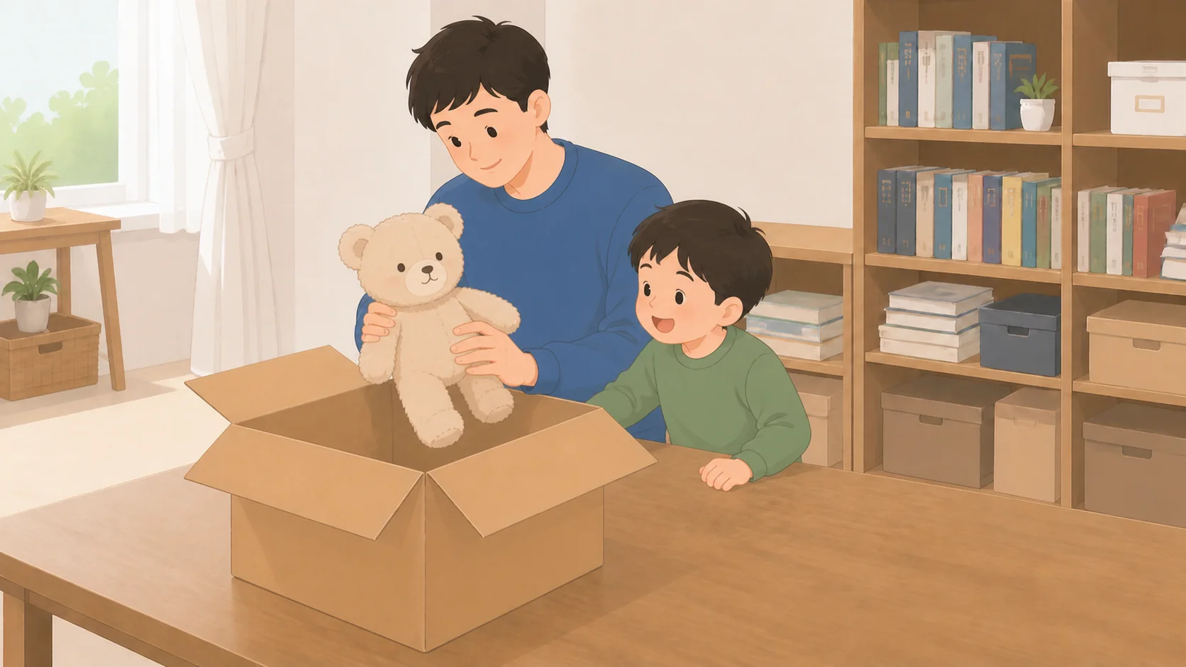 ぬいぐるみの保管方法と預け先｜写真管理できる宅配型収納の料金で保管前に確認するポイントのイラスト