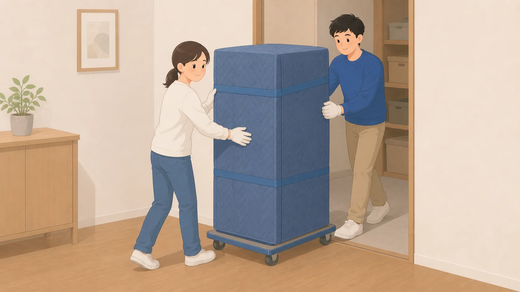 冷蔵庫の保管はどこに預ける？水漏れで断られるケースで保管前に確認するポイントのイラスト