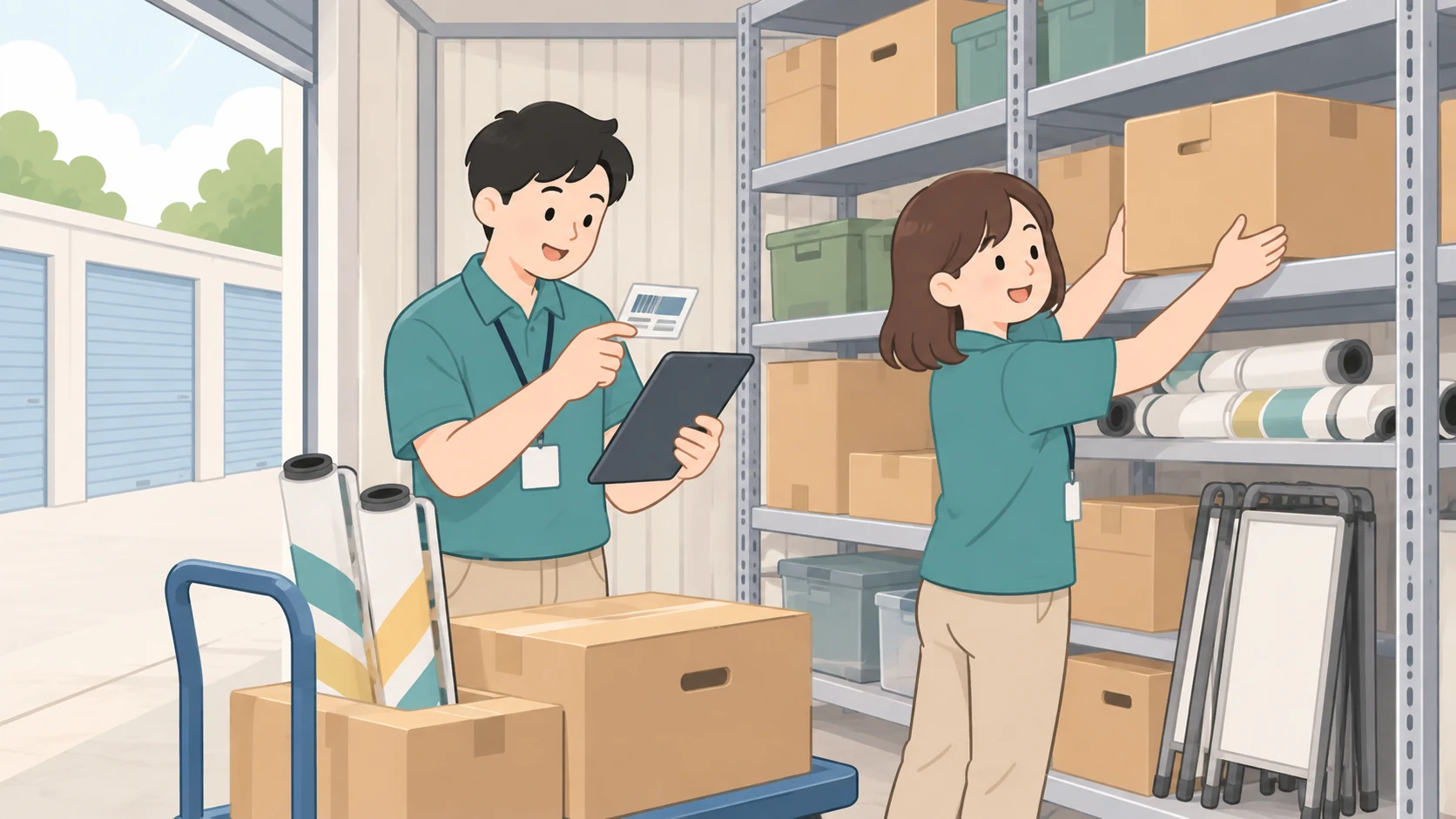 さいたま市の安いトランクルームは?92物件・768室の料金相場を実測で大きさや保管条件を確認するイラスト