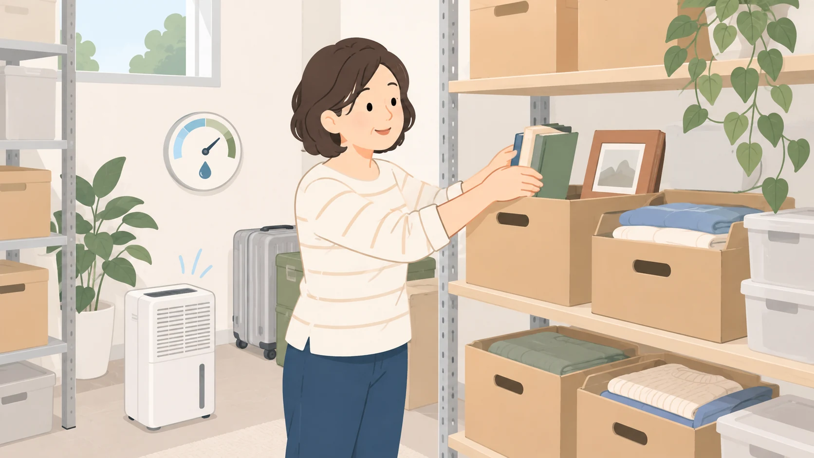 仙台の安いトランクルームは?50物件・328室の料金相場を実測で大きさや保管条件を確認するイラスト