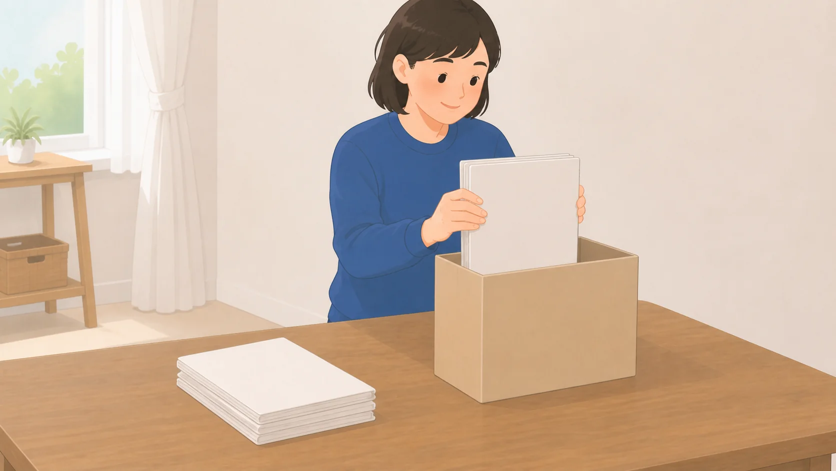 書類の保管はどこに預ける？1箱あたりの料金と補償の上限で大きさや保管条件を確認するイラスト