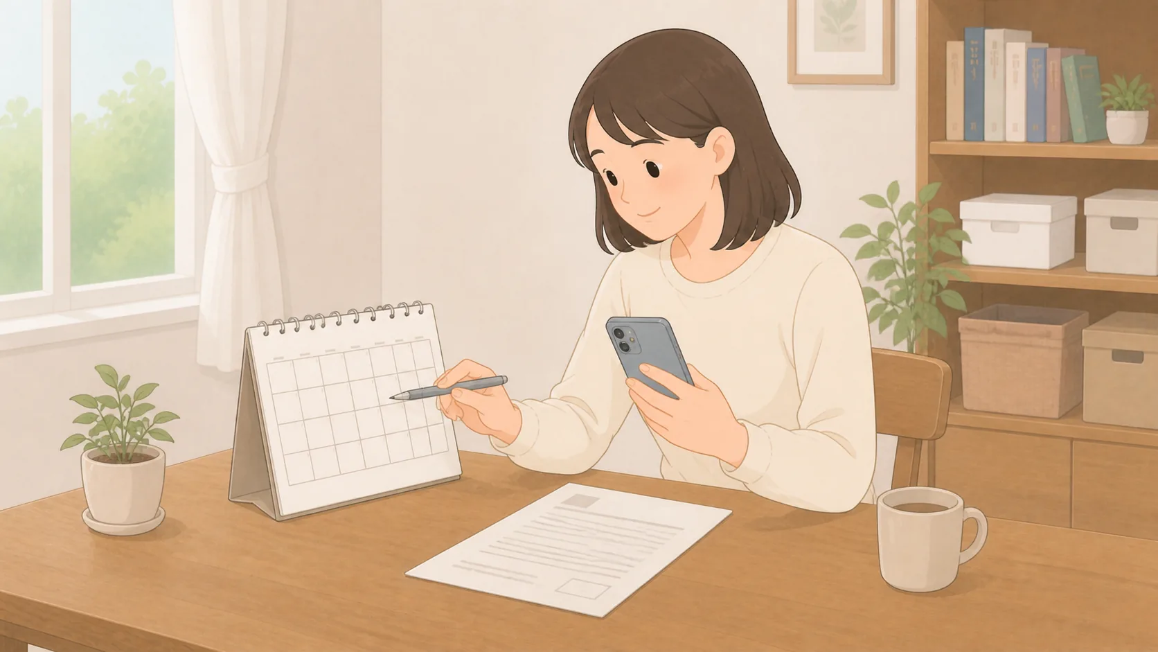 トランクルームの解約方法と費用を5社比較|いつまでに連絡する?の荷物を整理して預けるイラスト