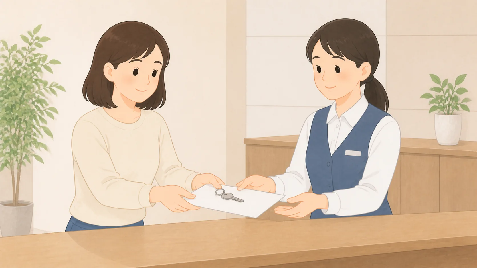 トランクルームの解約方法と費用を5社比較|いつまでに連絡する?で大きさや保管条件を確認するイラスト