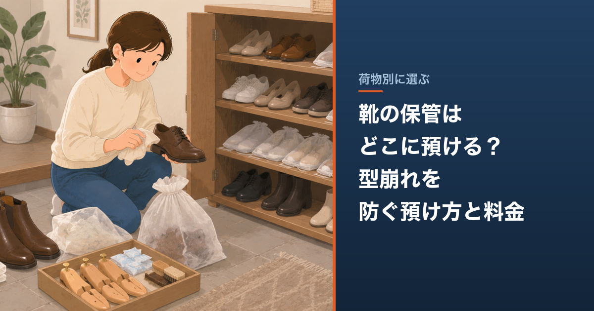 靴の保管はどこに預ける？型崩れを防ぐ預け方と料金